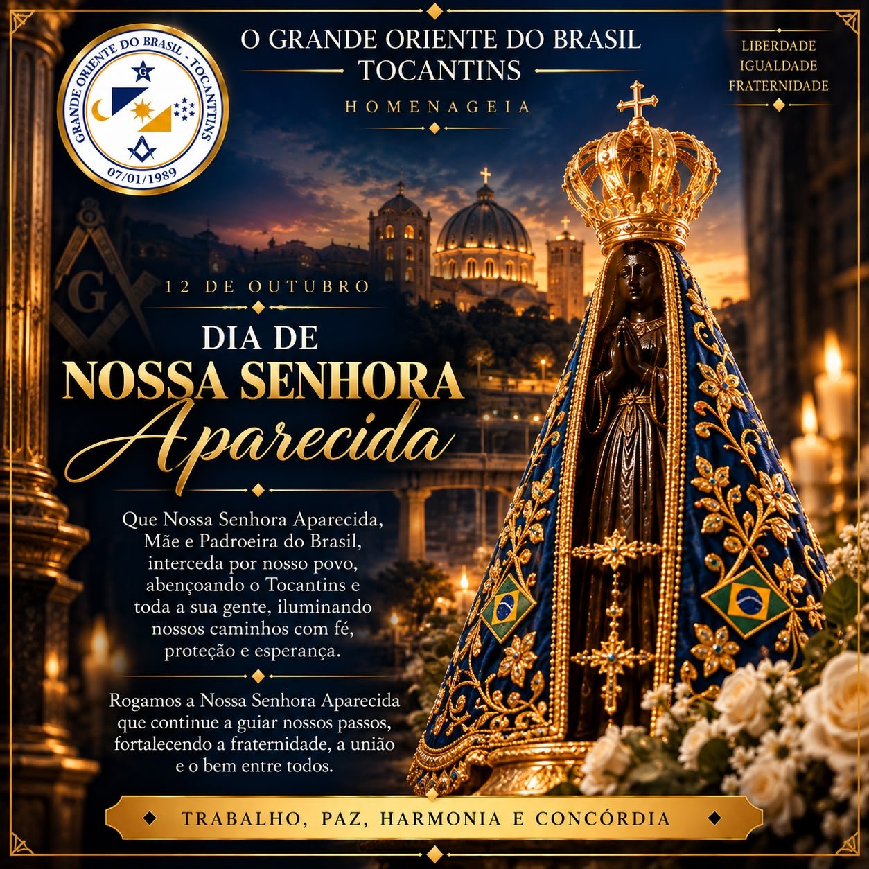 Dia de nossa senhora Aparecida