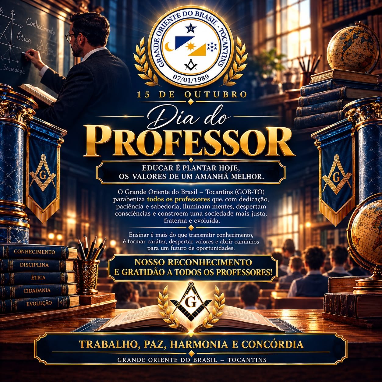 15 de Outubro Dia do Professor