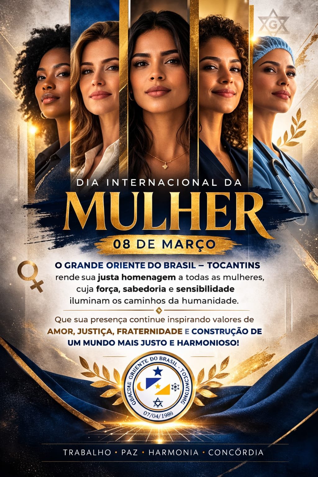 8 de Março dia Internacional da Mulher.
