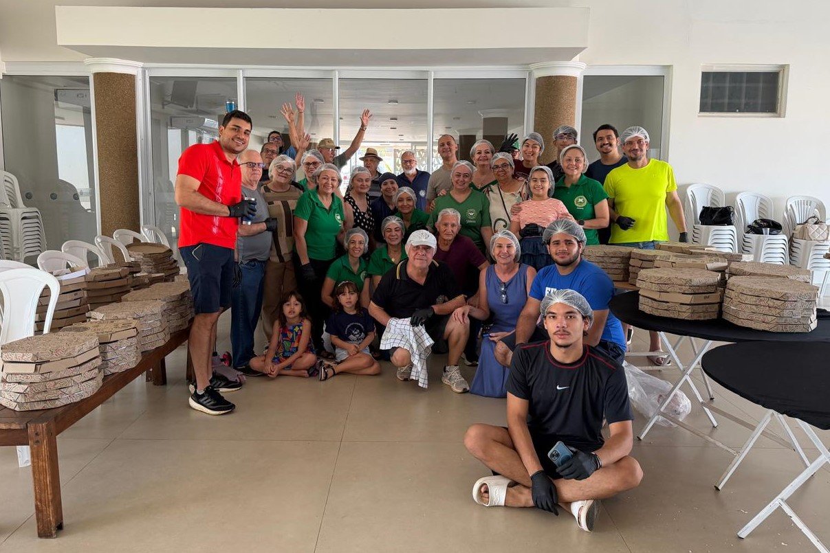 Pizza Solidária mobiliza família maçônica da Luz Pioneira em Palmas